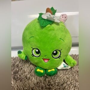 Smiling Green Apple Plush Toy